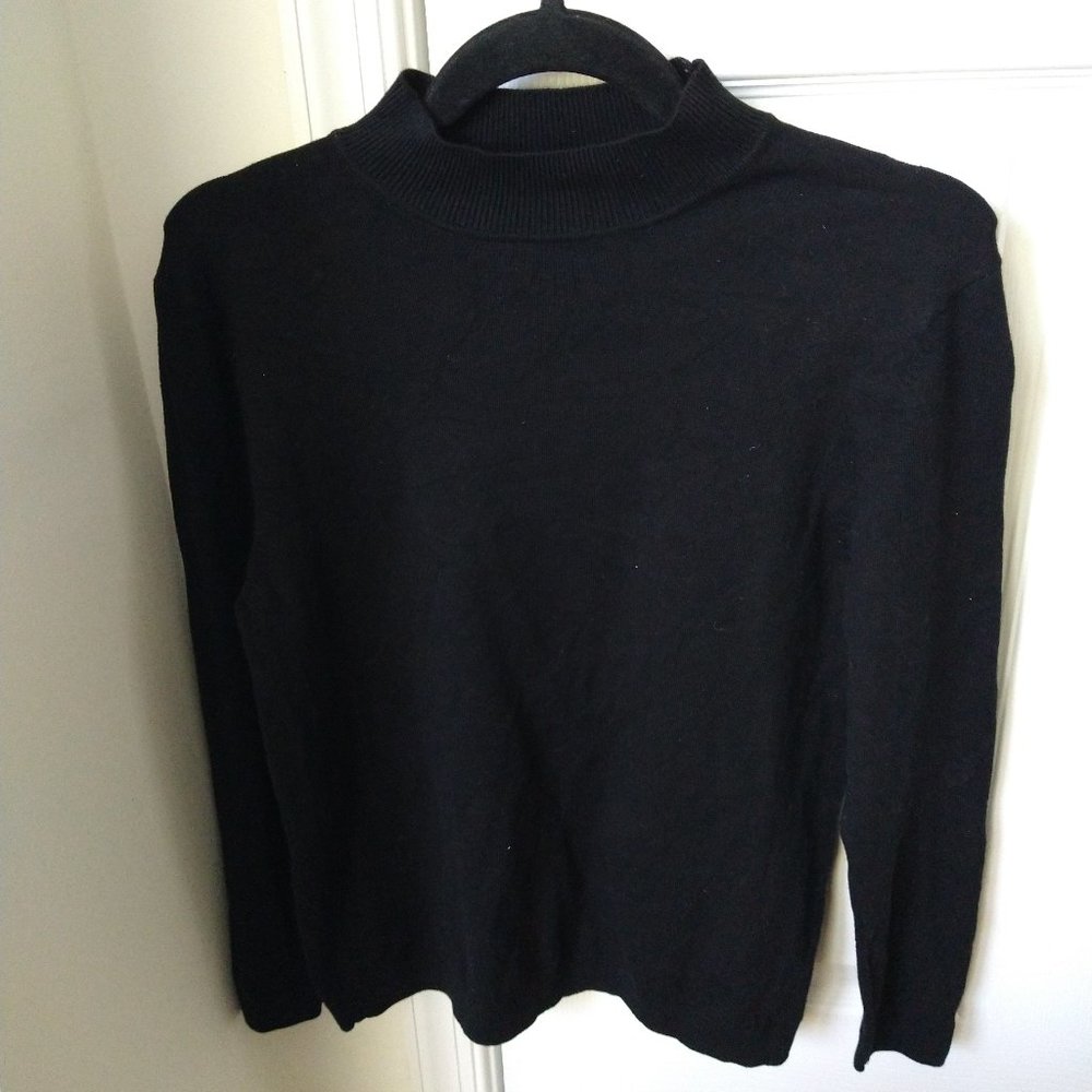 Mock Neck Long Sleeve Sweater